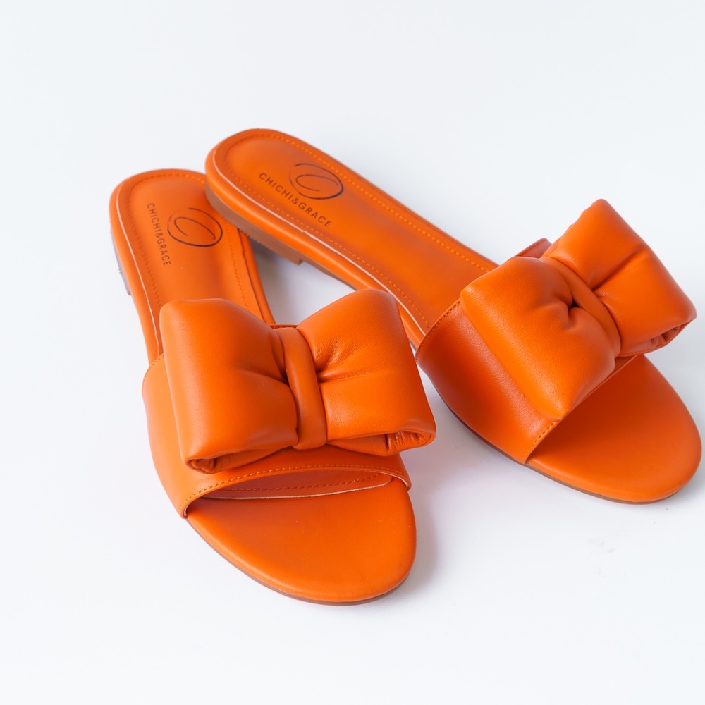 Chichi &Grace bow slippers